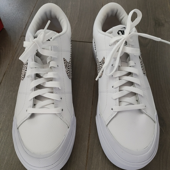 Women's Nike Court legacy lifts white black and hemp size 11 women's brand new - Picture 3 of 7